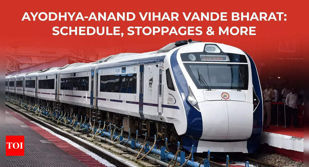 Ayodhya-Anand Vihar Vande Bharat Express: Check schedule, stoppages, ticket price of new train